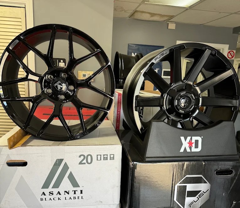 Fuel and Asanti Black Label wheels in stock